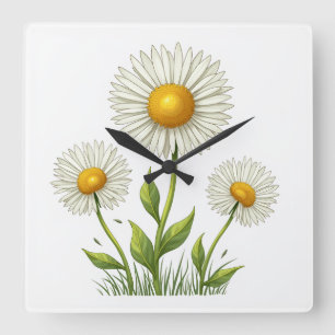 Klok met paardenbloem illustratie