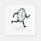 Klok met papieren servetten (Voorkant)