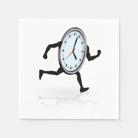 Klok met papieren servetten (Voorkant)