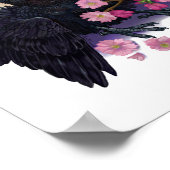 Klok met Poster van appelbloesems (Hoek)