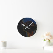 Klok met ronde sci-fi-hybride wandklok (Huis)