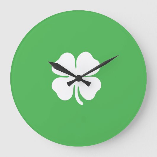 Klok met schuifwand rond (groot) wandklok (Voorkant)