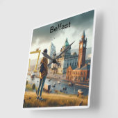 Klok met uitzicht op Belfast (Hoek)