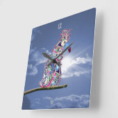 Klok met vierkante muren (Hoek)