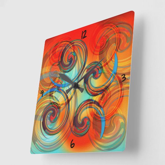 Klok met vierkantswand (Hoek)