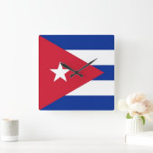 Klok met vlag Cuba (Huis)