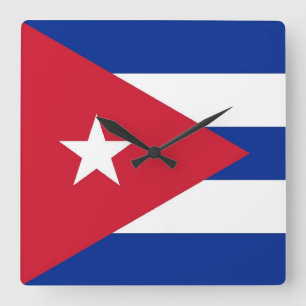 Klok met vlag Cuba