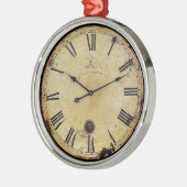 klok metalen ornament (Links)