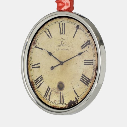  klok metalen ornament (Links)