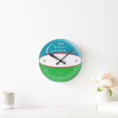 Klok Oezbekistan vlag Bubble Design (Huis)