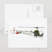 Klok oh-13 Sioux Briefkaart (Voorkant / Achterkant)