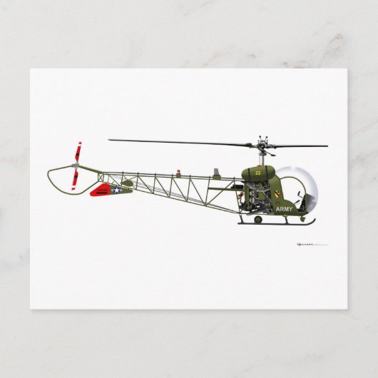 Klok oh-13 Sioux Briefkaart (Voorkant)