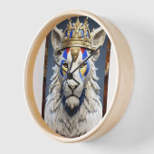 Klok ontwerp leeuw (Hoek)