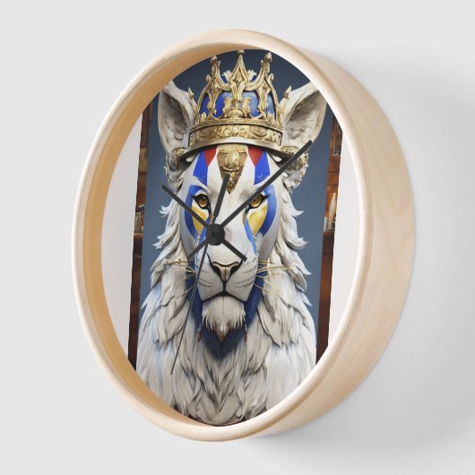 Klok ontwerp leeuw (Hoek)