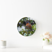 Klok op een tak Acryl muurklok (Huis)