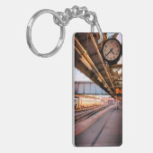 Klok op het station sleutelhanger (Voorkant Links)