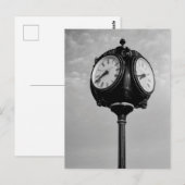 Klok op Route 66  Briefkaart (Voorkant / Achterkant)
