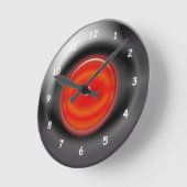 Klok - pet met banden en rode naaf (Hoek)