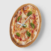 klok, pizza, rond grote klok (Hoek)