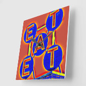 klok rood/blauw (Hoek)