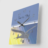 Klok - Spook - Tijd voor vliegen (Hoek)