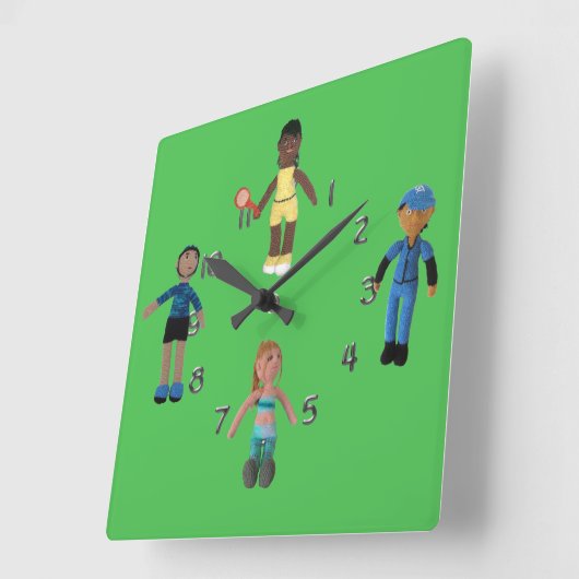 Klok - sportpoppen (Hoek)