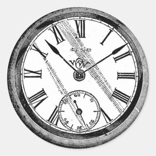 Klok Sticker (Voorkant)