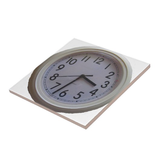 Klok Tegeltje (Zijkant)