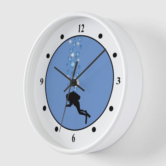 Klok - Tijd om te duiken (Hoek)