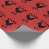 Klok uit Chicken Cadeaupapier (Hoek)