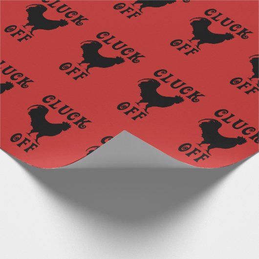 Klok uit Chicken Cadeaupapier (Hoek)