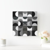 Klok Urban - hedendaagse middeleeuwse moderne B+W (Huis)