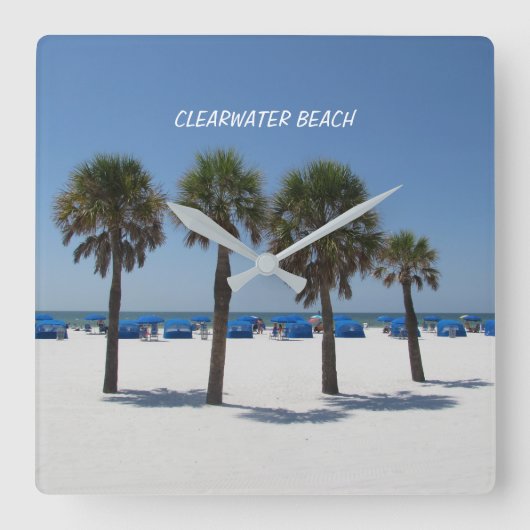 Klok van Clearwater Beach Florida (Voorkant)