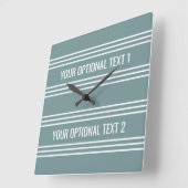 Klok van de de douanemuur van de Strepen van het (Hoek)