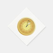 Klok van de dood papieren servetten (Hoek)