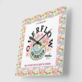 Klok van de Floral Wall door Adiela Akoo (Hoek)