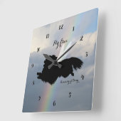 Klok van de Muur van Chihuahua van de Vleugels van (Hoek)