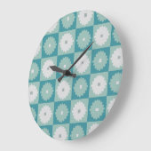 Klok van de Muur van de Bloemen van het midden van (Hoek)