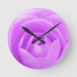 Klok van de Muur van de camelia de Paarse