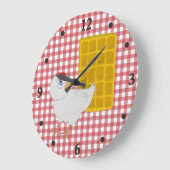 Klok van de Muur van de Keuken van de kip en van (Hoek)