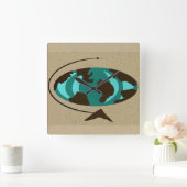 Klok van de Muur van de Kunst van het Wereldbol (Huis)