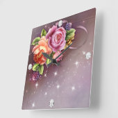 Klok van de Muur van het Meisje van de diamant #2 (Hoek)