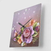 Klok van de Muur van het Meisje van de diamant de (Hoek)