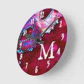 Klok van de Muur van het Monogram van het Kostuum (Hoek)