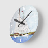 Klok van de Muur van het Monogram van het Schip (Hoek)