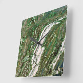 Klok van de Muur van het Patroon van de Steen van (Hoek)