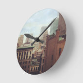 klok van de skyline van new york (Hoek)