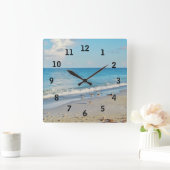 Klok van de wand van de Beach vogeltjes (Huis)