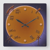 klok van de zuidwestmuur (Voorkant)