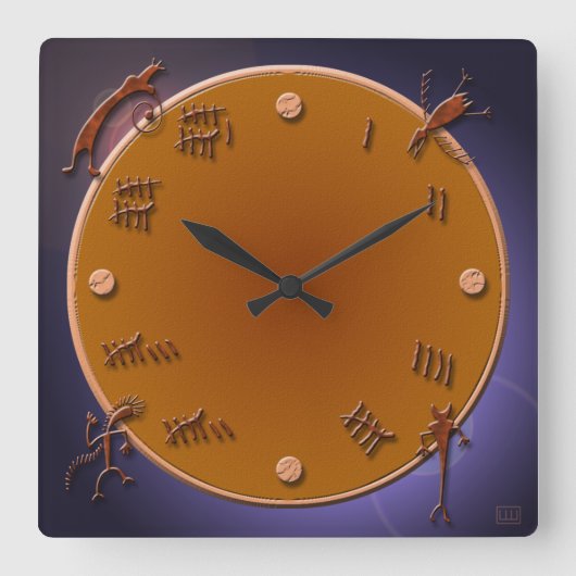 klok van de zuidwestmuur (Voorkant)